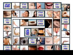 Body Parts Board Game