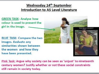 Tess of the d'Urbervilles - Phase the First: AQA Eng B - New Spec