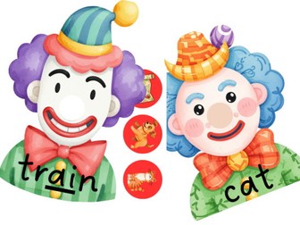 Red Nose day clown phonics