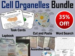 Cell Organelles Task Cards and Activities Bundle
