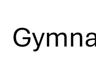 Secondary PE Gymnastics Performance Checklist & AfL Pack