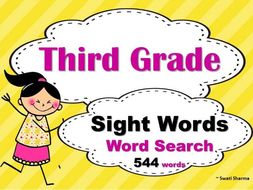 Sight Wordsthird Grade James Tes