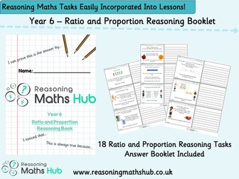 Year 6 - Ratio and Proportion Reasoning Booklets