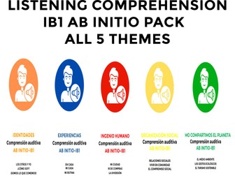 Spanish Listening Comprehension IB1 AB Initio - All 5 Themes