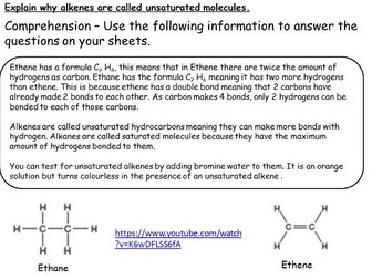 Alkenes C7 - New specification GCSE (1-9