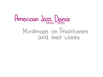 AQA A Level Dance. American Jazz Revision