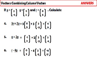 Vector Arithmetic