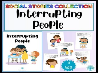 Interrupting People Social Story
