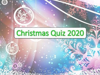 Christmas Quiz 2020 - FREE