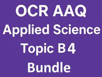 OCR AAQ F180 Biology B4 Bundle