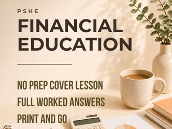 PSHE / Financial Education Cover Lesson (Unit 5): Investment &  Market Analytics (No Prep)