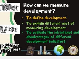 How can we measure development? KS3 Geography