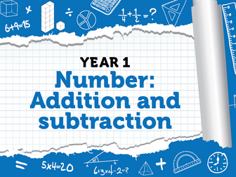Year 1 - Addition and Subtraction - Week 5 to 8
