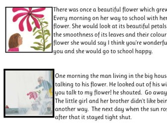 Bloom by Anne Booth narrative WAGOLL year 1/2