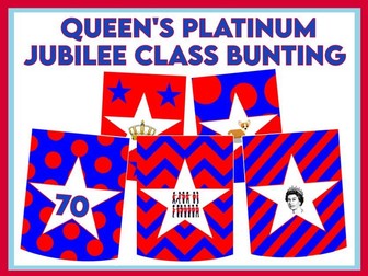 The Queen's Platinum Jubilee  Bunting