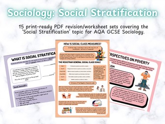 AQA Sociology GCSE Social Stratification Revision