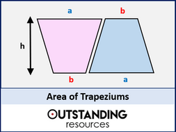 Area 5 - Area of a Trapeziums (+ worksheet) by Outstanding_Resources ...