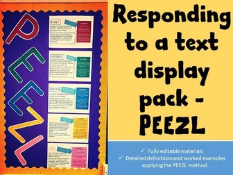 English Display Materials - PEEZL