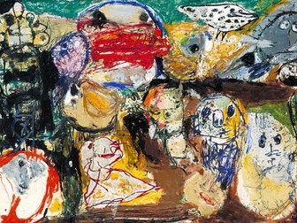 Asger Jorn in his artist quotes on painting & life - free resource, Danish and European art history