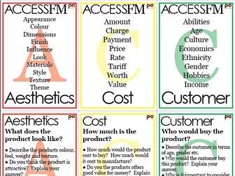 ACCESSFM in Engineering - Flash Cards - Product Analysis & Design Specification Tool