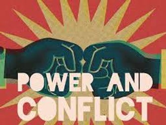 Power and Conflict lessons