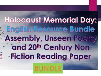 Holocaust Memorial Day 2018 Bundle