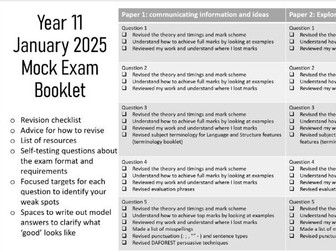 OCR GCSE English Language Preparation Booklet