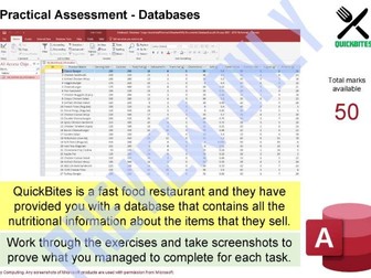Key Stage 3 Microsoft Access Databases Assessment
