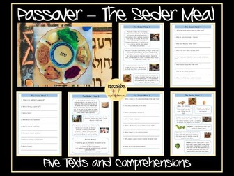 Passover: The Seder Meal - Texts and Worksheets