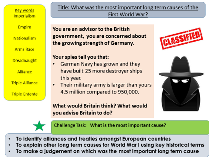 WW1: What Were The Most Important Long Term Causes Of The First World ...