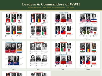 Leaders & Commanders of WWII