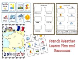 French Weather Lesson KS1/2 | Teaching Resources