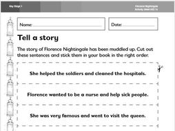 ks1 year 1 and 2 history florence and nightingale 2 worksheets