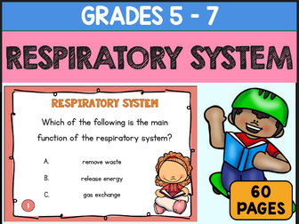 Respiratory System Task Cards Human Body Fun Activities