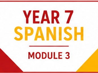 Year 7 Spanish Module 3 Mi Insti (Viva) - ALL Units
