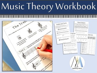 Music Theory Workbook for beginners