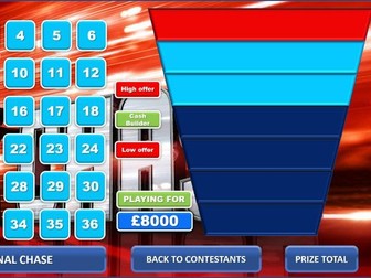 The Chase Quiz Template