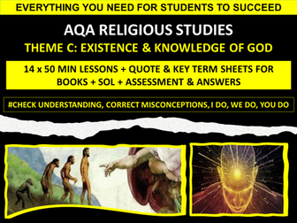 AQA THEME C  EXISTENCE & KNOWLEDGE OF GOD