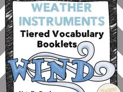 Weather Instruments Tiered Vocabulary Booklets
