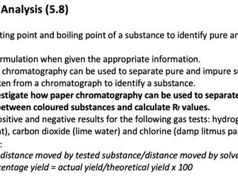 GCSE Combined Science Trilogy Student Concepts