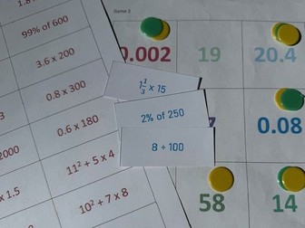 Year 6 Maths  SATs Arithmetic Games 2