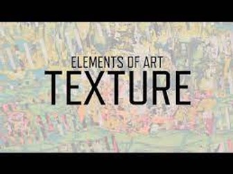 KQED Elements of Art Video Worksheet Texture