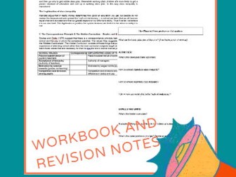SOCIOLOGY EDUCATION WORKBOOK AND REVISION NOTES FULL