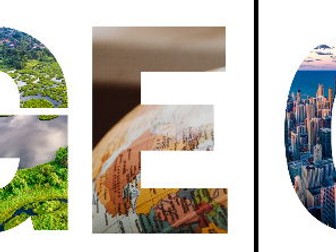 Geography Display Letters
