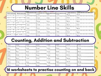 Number Lines - Counting, Addition, Subtraction