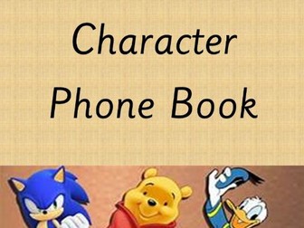 Cartoon Phone Book