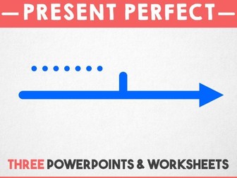 Present perfect tense - Three lessons. Powerpoints & Worksheets