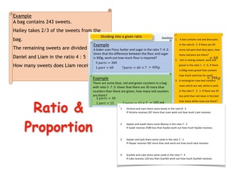 GCSE Maths 9-1: Ratio & Proportion