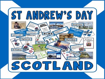 ST ANDREW'S DAY SCOTLAND TEACHING RESOURCES KS1-2 CELEBRATION TRADITIONS UK