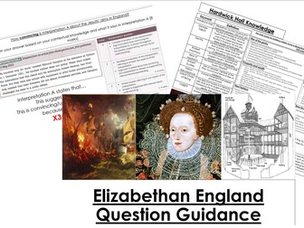 AQA GCSE Elizabethan England Revision Bundle